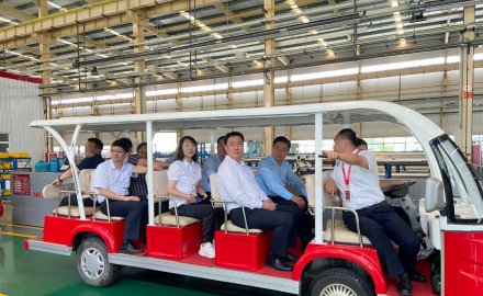 青岛市委常委、副市长王波一行到银河集团(galaxy)考察调研