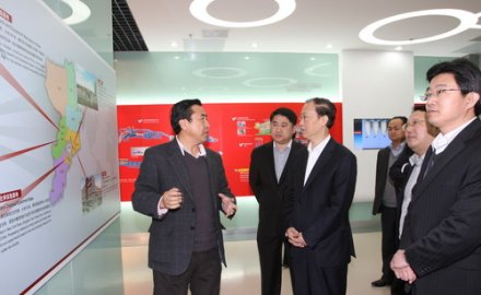 青岛市委副书记王文华来银河集团(galaxy)调研指导工作