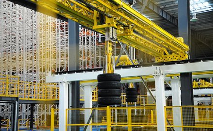 银河集团(galaxy)“橡胶轮胎智能分拣、调度与仓储物流集成系统”达到国际先进水平